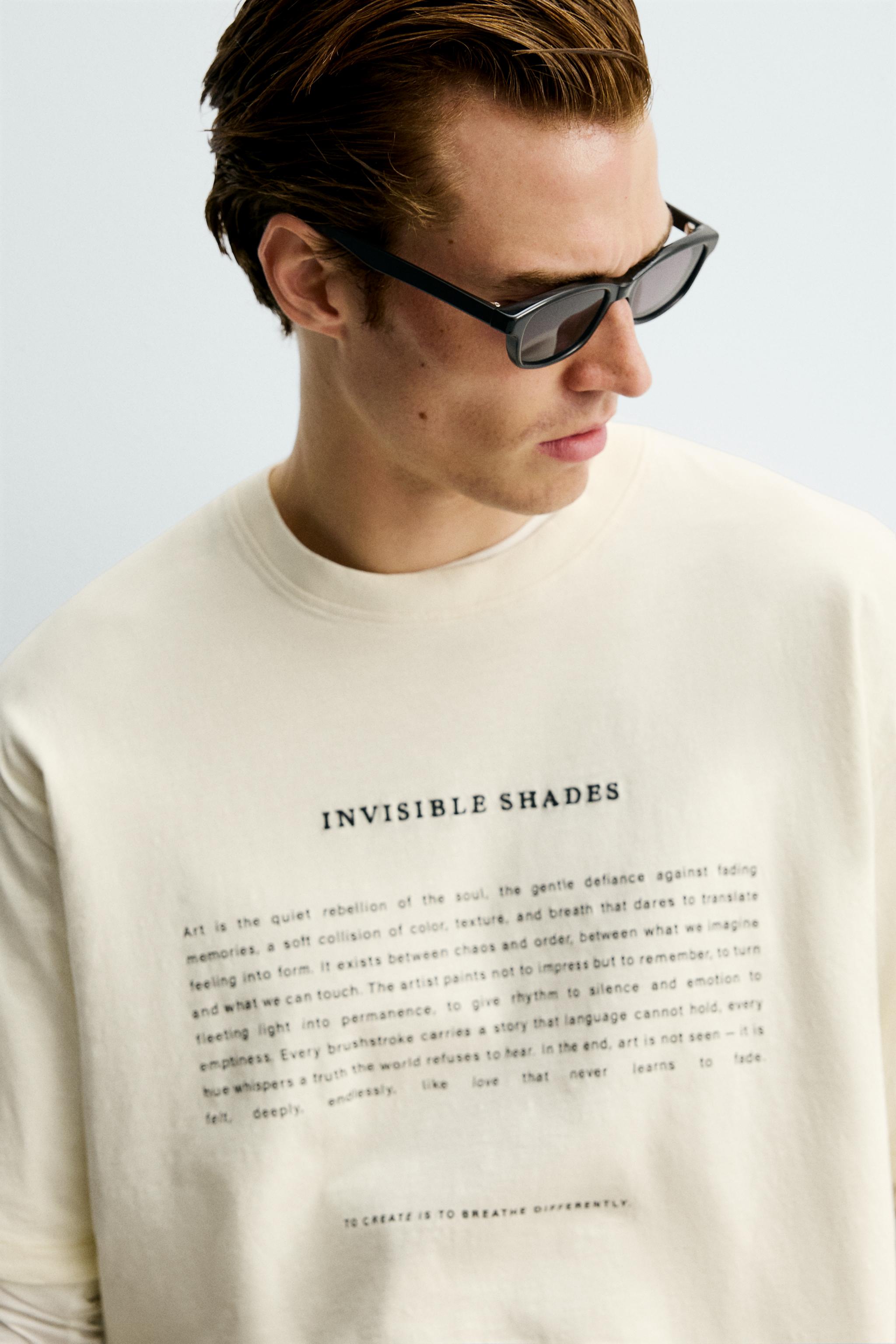 T-SHIRT À INSCRIPTION IMPRIMÉE